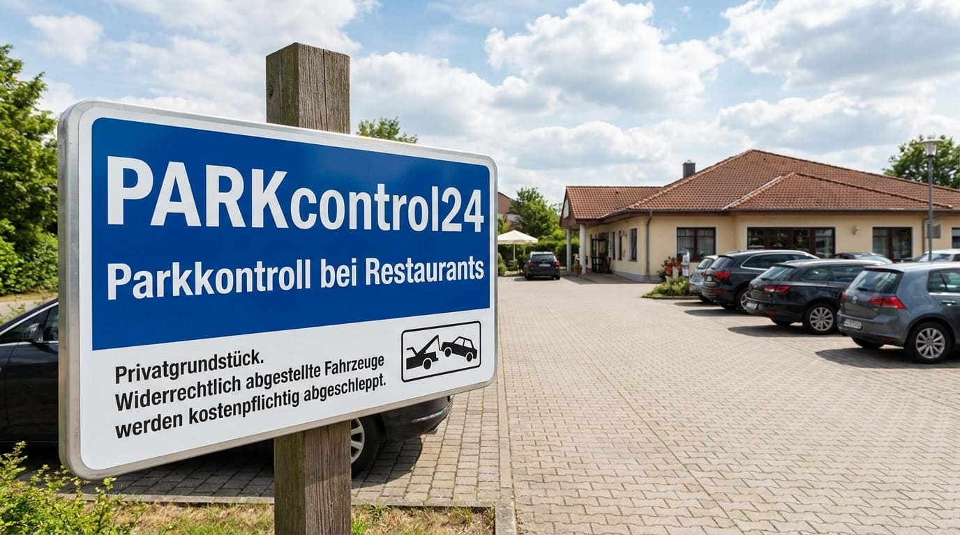PARKcontrol24 Beschilderung und Kommunikation mit Gästen